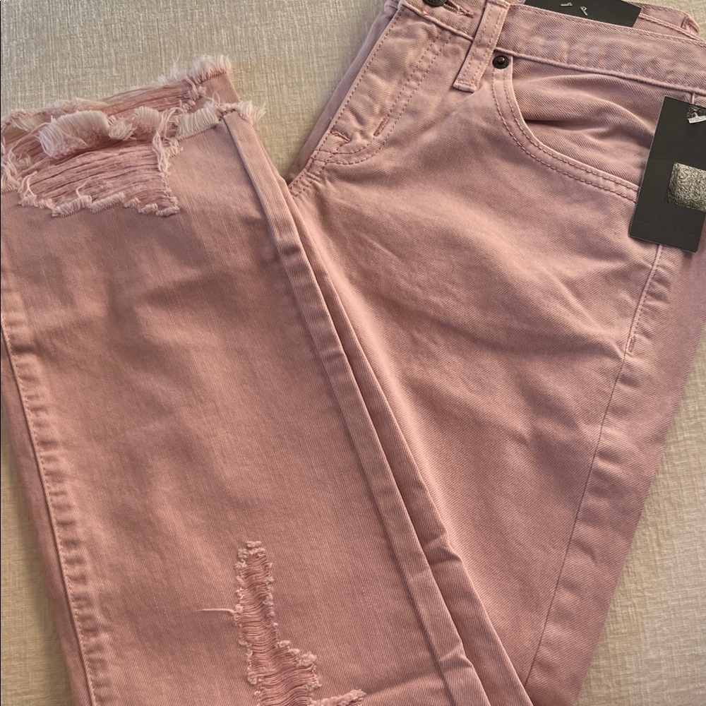 Mossimo Supply Co. Light Pink Ankle Jeans
